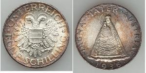 5 Шиллинг Federal State of Austria (1934-1938) Серебро 