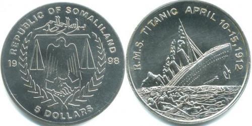 5 Шилінг Сомаліленд (1991 - ) Залізо 