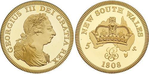 5 Шилінг Австралія (1788 - 1939) Золото Георг III (1738-1820)