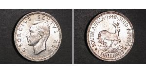 5 Шилінг Південно-Африканська Республіка (1910 - ) Срібло Георг VI (1895-1952)