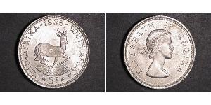 5 Шилінг Південно-Африканська Республіка (1910 - ) Срібло Єлизавета II (1926-2022)
