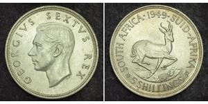 5 Шилінг Південно-Африканська Республіка (1910 - ) Срібло Георг VI (1895-1952)