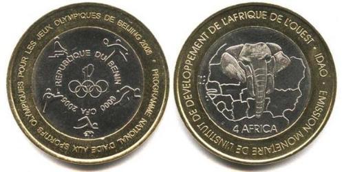 6000 Franc Benín Bimetal 