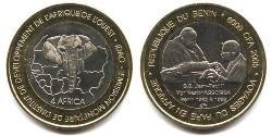 6000 Франк Бенин Биметалл 