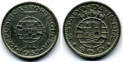 60 Centavo Inde portugaise (1510-1961) Cuivre/Nickel 