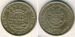 60 Centavo Portugal / Timor oriental (1702 - 1975) Cuivre/Zinc 
