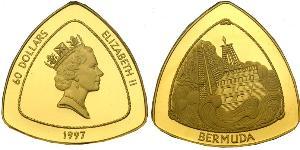 60 Dollar Bermudes Or Elizabeth II (1926-2022)