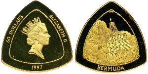 60 Dólar Bermudas Oro Isabel II (1926-2022)