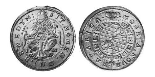 60 Kreuzer Ducato di Baviera (907 - 1623) Argento Massimiliano I di Baviera (elettore)(1573 – 1651)