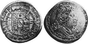 60 Kreuzer Margraviato di Baden (1112 - 1803) Argento 