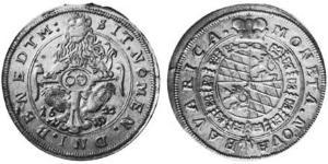 60 Kreuzer Geschichte Bayerns (907 - 1623) Silber Maximilian I. (Bayern)(1573 – 1651)