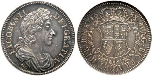 60 Shilling Königreich Schottland (843-1707) Silber Jakob II (1633-1701)