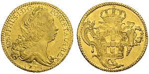 6400 Reis Brasilien Gold Joseph I of Portugal (1714-1777)