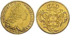 6400 Reis Brasilien Gold Joseph I of Portugal (1714-1777)
