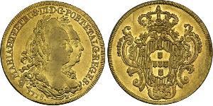 6400 Reis Brazil Gold Peter III of Portugal (1717-1786)