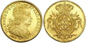 6400 Reis Brazil Gold John VI of Portugal (1767-1826)