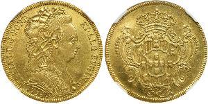6400 Reis Brazil / Kingdom of Portugal (1139-1910) Gold Maria I of Portugal (1734-1816)