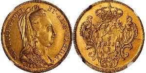 6400 Reis Brazil / Kingdom of Portugal (1139-1910) Gold Maria I of Portugal (1734-1816)