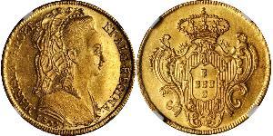 6400 Reis Brazil / Kingdom of Portugal (1139-1910) Gold Maria I of Portugal (1734-1816)
