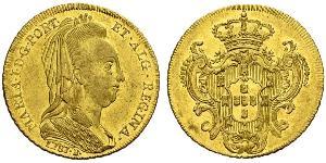 6400 Reis Brazil / Kingdom of Portugal (1139-1910) Gold Maria I of Portugal (1734-1816)