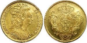 6400 Reis Brazil / Kingdom of Portugal (1139-1910) Gold Maria I of Portugal (1734-1816)