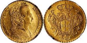 6400 Reis Kingdom of Portugal (1139-1910) / Brasilien Gold Maria I. von Portugal (1734-1816)