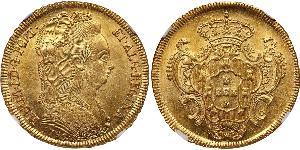 6400 Reis Kingdom of Portugal (1139-1910) / Brasilien Gold Maria I. von Portugal (1734-1816)