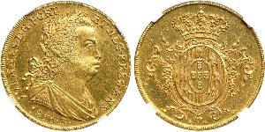 6400 Reis Brésil Or Jean VI de Portugal (1767-1826)