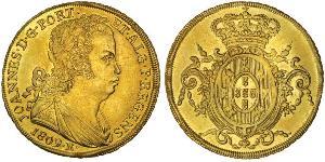 6400 Reis Brésil Or Jean VI de Portugal (1767-1826)