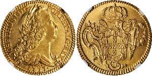 6400 Reis Brésil Or Joseph I of Portugal (1714-1777)