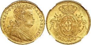 6400 Reis Brésil Or Jean VI de Portugal (1767-1826)