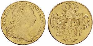 6400 Reis Brasil Oro Joseph I of Portugal (1714-1777)