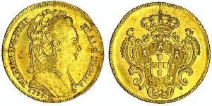 6400 Reis Brasil / Reino de Portugal (1139-1910) Oro María I de Portugal (1734-1816)