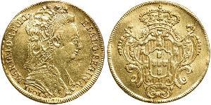 6400 Reis Brasil / Reino de Portugal (1139-1910) Oro María I de Portugal (1734-1816)
