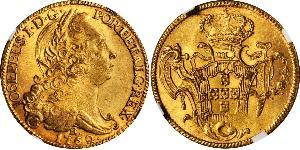 6400 Reis 巴西 金 Joseph I of Portugal (1714-1777)