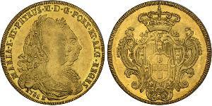 6400 Reis 巴西 金 Peter III of Portugal (1717-1786)