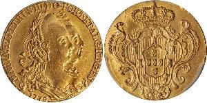 6400 Reis 巴西 金 Peter III of Portugal (1717-1786)