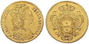 6400 Reis 巴西 / 葡萄牙王國 (1139 - 1910) 金 Maria I of Portugal (1734-1816)