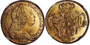 6400 Рейс Бразилия Золото Joseph I of Portugal (1714-1777)