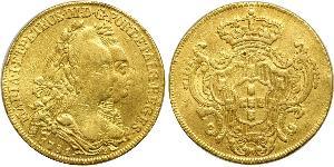 6400 Рейс Бразилия Золото Педру III король Португалии (1717-1786)
