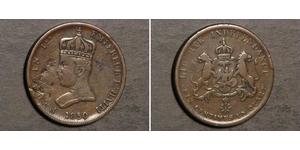 6 1/4 Centime 海地 (1804 - ) 銅 
