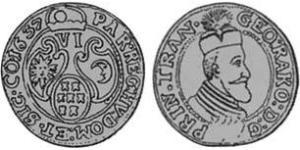 6 Groschen Князівство Трансильванія (1571-1711) Срібло 