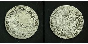 6 Grosh République des Deux Nations (1569-1795) Argent Sigismund III