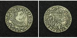 6 Grosh Confederazione Polacco-Lituana (1569-1795) Argento Sigismund III