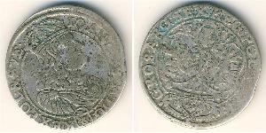 6 Grosh Confederazione Polacco-Lituana (1569-1795) Argento 