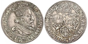 6 Grosh Confederazione Polacco-Lituana (1569-1795) Argento Sigismund III