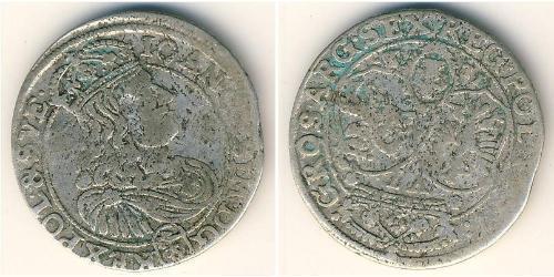 6 Grosh Confederazione Polacco-Lituana (1569-1795) Argento 