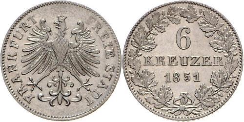 6 Kreuzer Allemagne Argent 