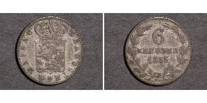 6 Kreuzer Duché de Nassau (1806 - 1866) / States of Germany Argent Adolphe (grand-duc de Luxembourg)