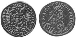 6 Kreuzer Saint-Empire romain germanique (962-1806) Argent 